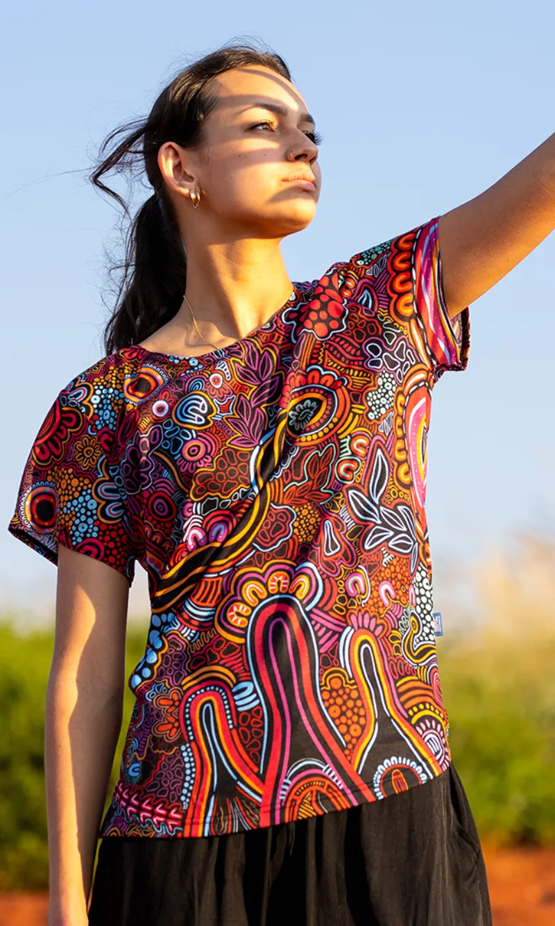 Aboriginal Art Fashion Top Knowledge Holders