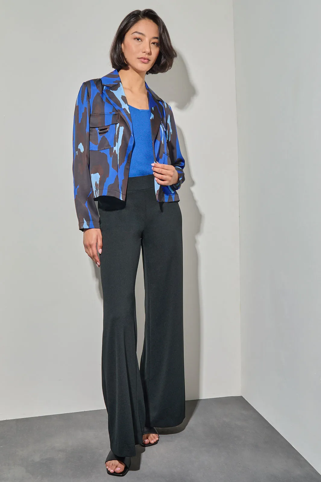 Abstract Animal Crepe de Chine Jacket