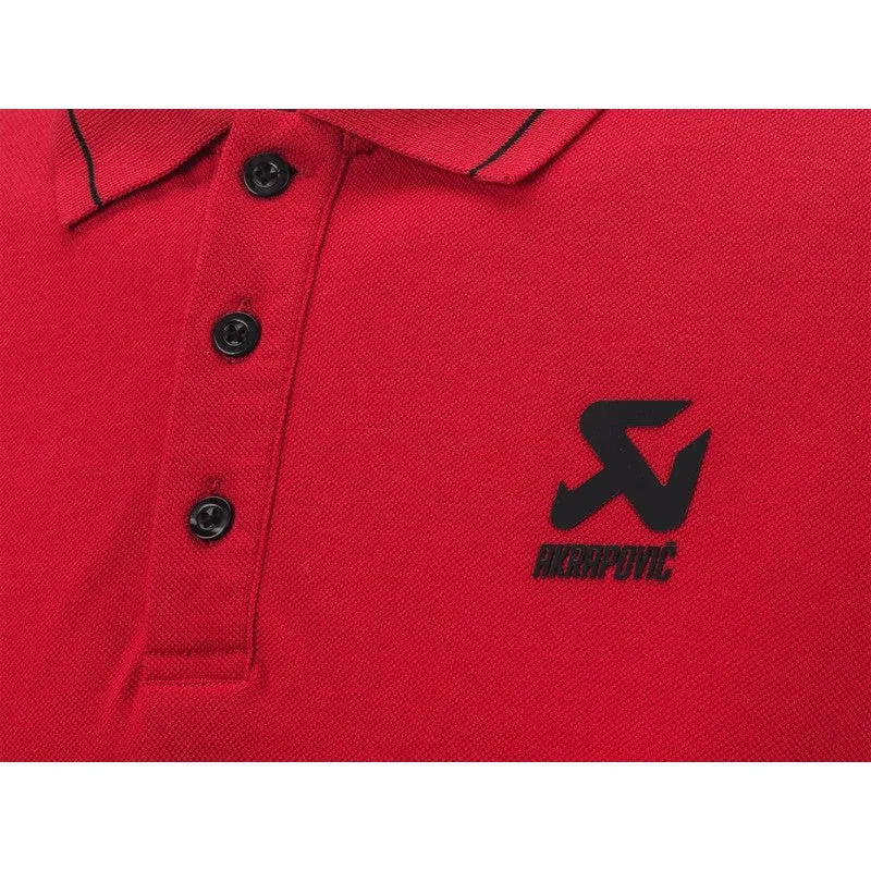 AKRAPOVIC 802149 Polo Corpo Red Men 3XL
