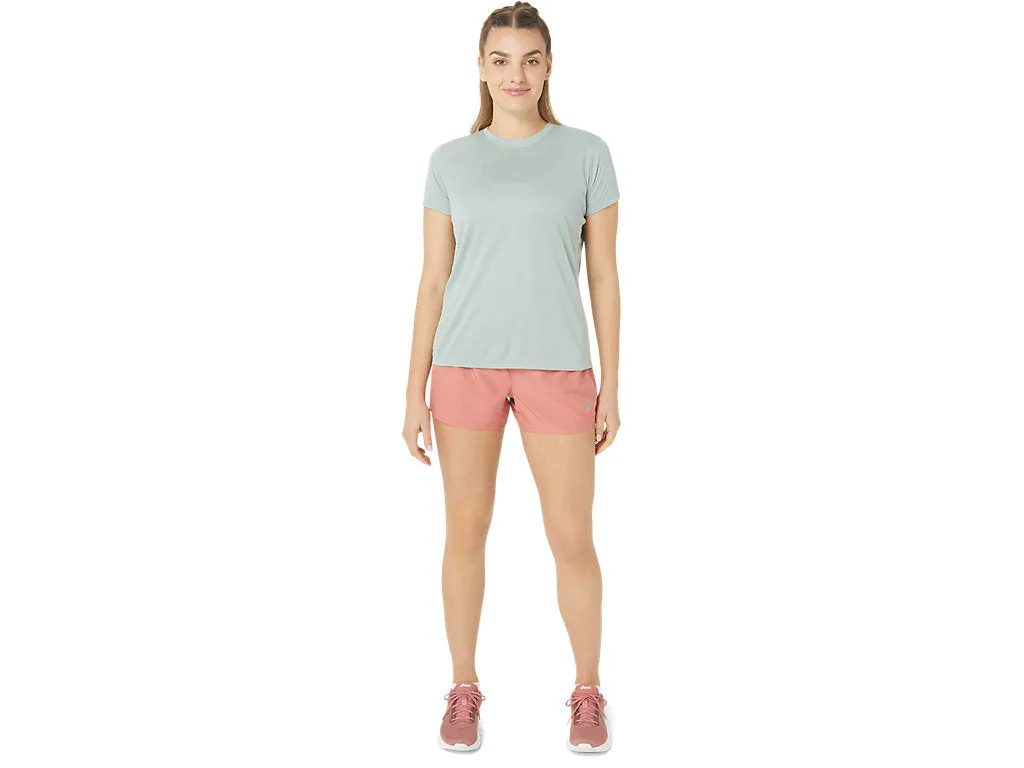 ASICS SILVER SHORT SLEEVED TOP - OCEAN HAZE