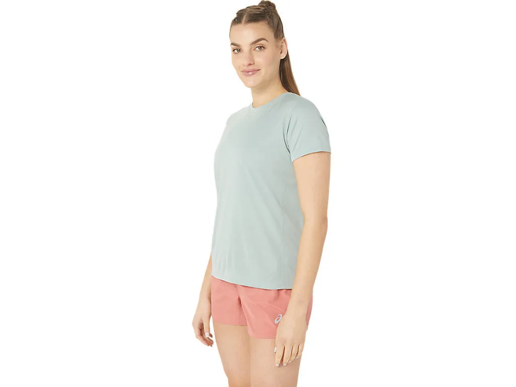 ASICS SILVER SHORT SLEEVED TOP - OCEAN HAZE