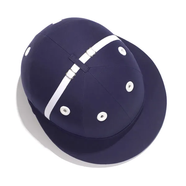Charles Owens Polo Sovereign Helmet  NOCSAE POLO Safety  in Navy