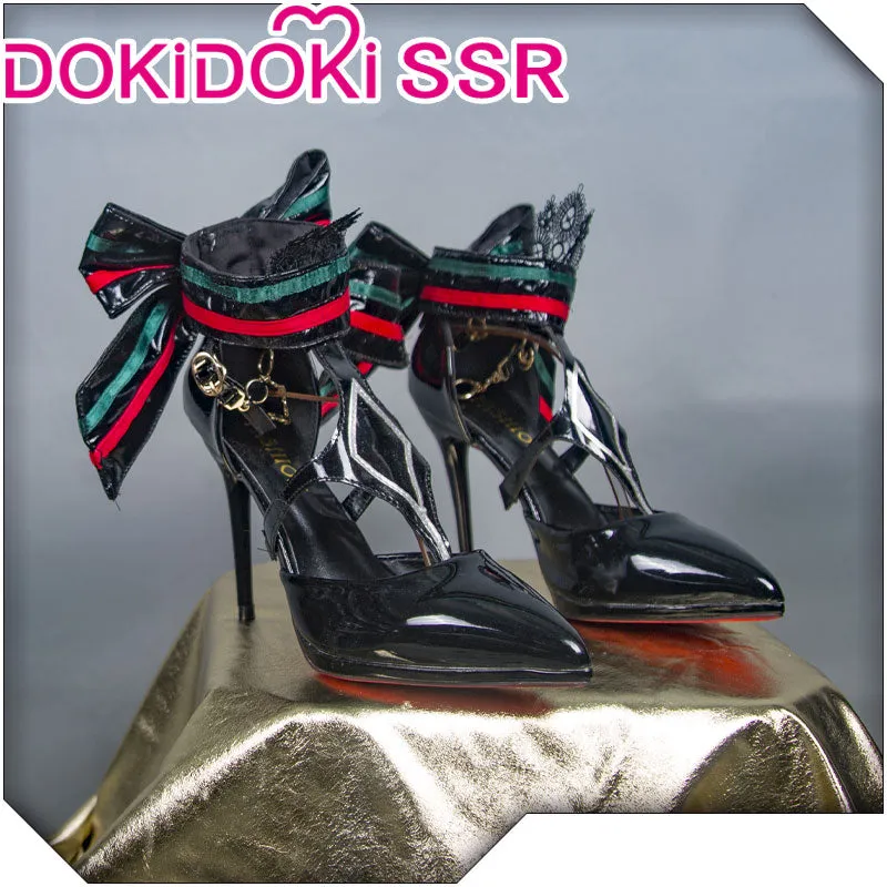 DokiDoki-SSR Game Azur Lane Impact RN Marco Polo Cosplay Costume/Crown/Shoes