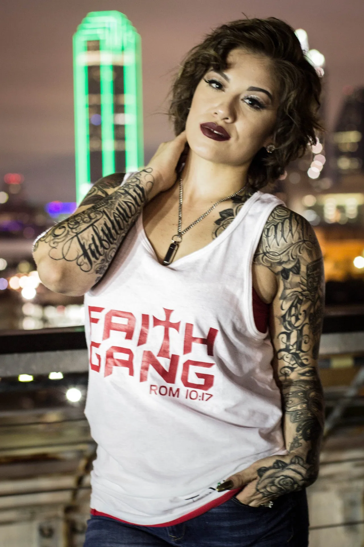 Faith Gang Tank Top ( Multiple Color Option)