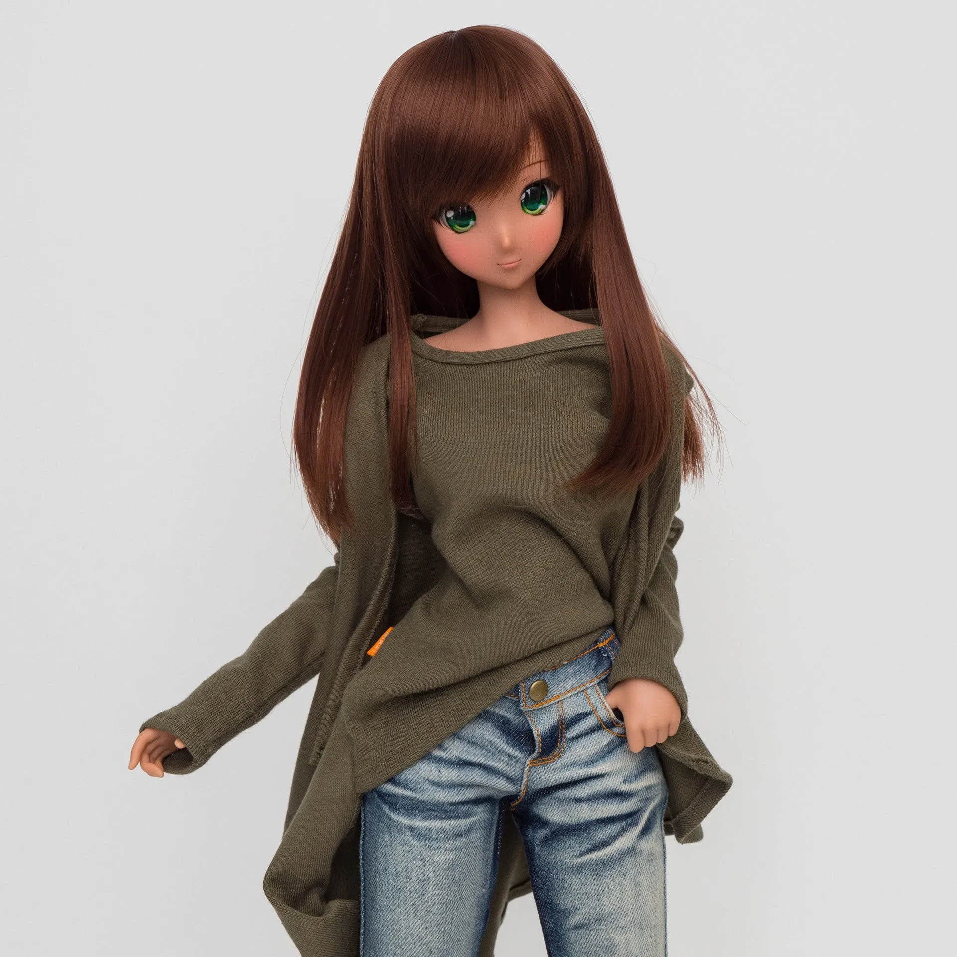 Hippie Top Khaki Green