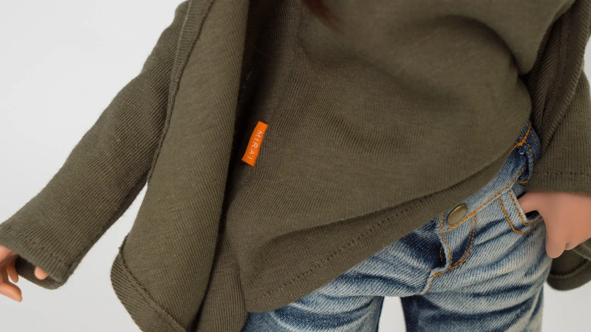 Hippie Top Khaki Green