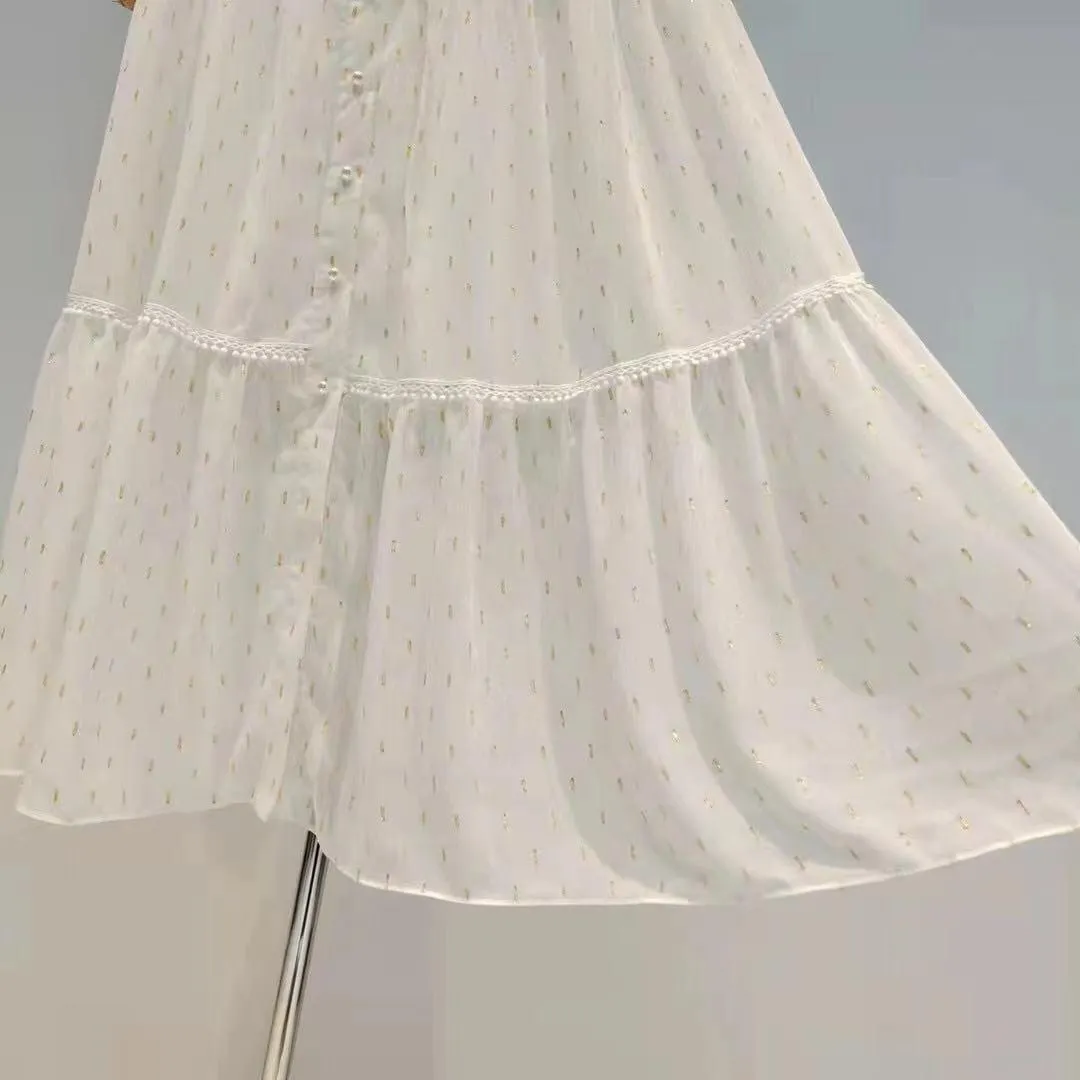 KittenAlarm - Deanna Chiffon Solid Maxi Dress