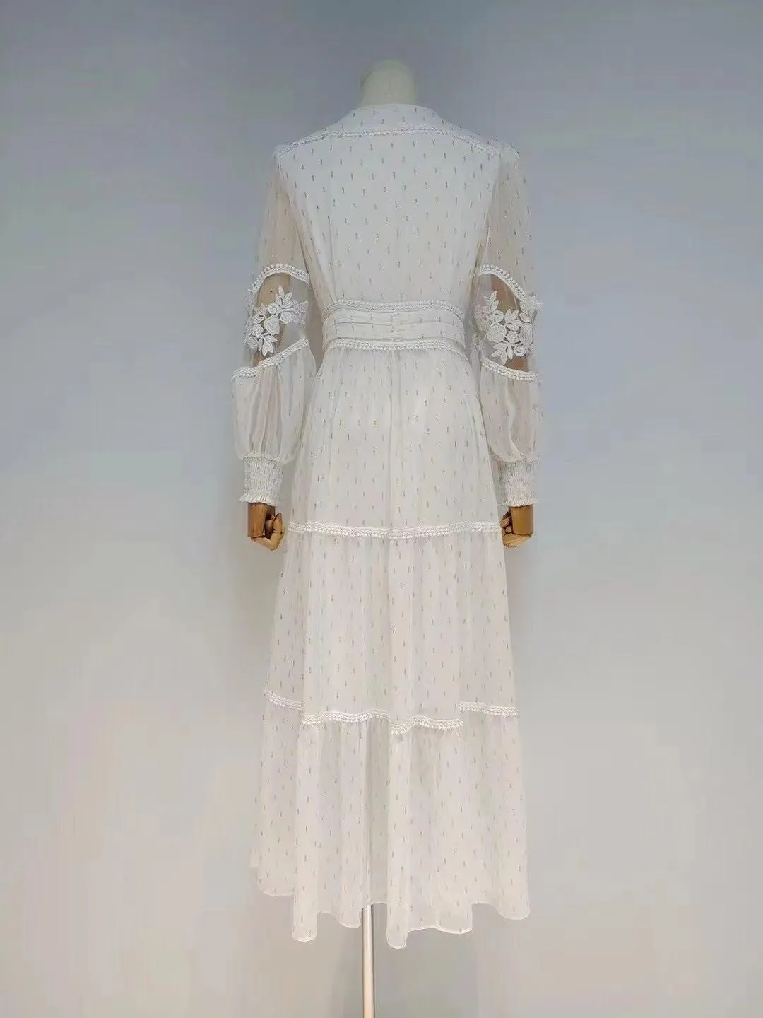 KittenAlarm - Deanna Chiffon Solid Maxi Dress
