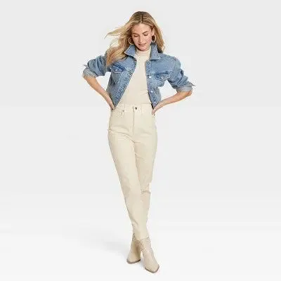 New - Universal Thread Women's Plus Button Up Denim Jacket