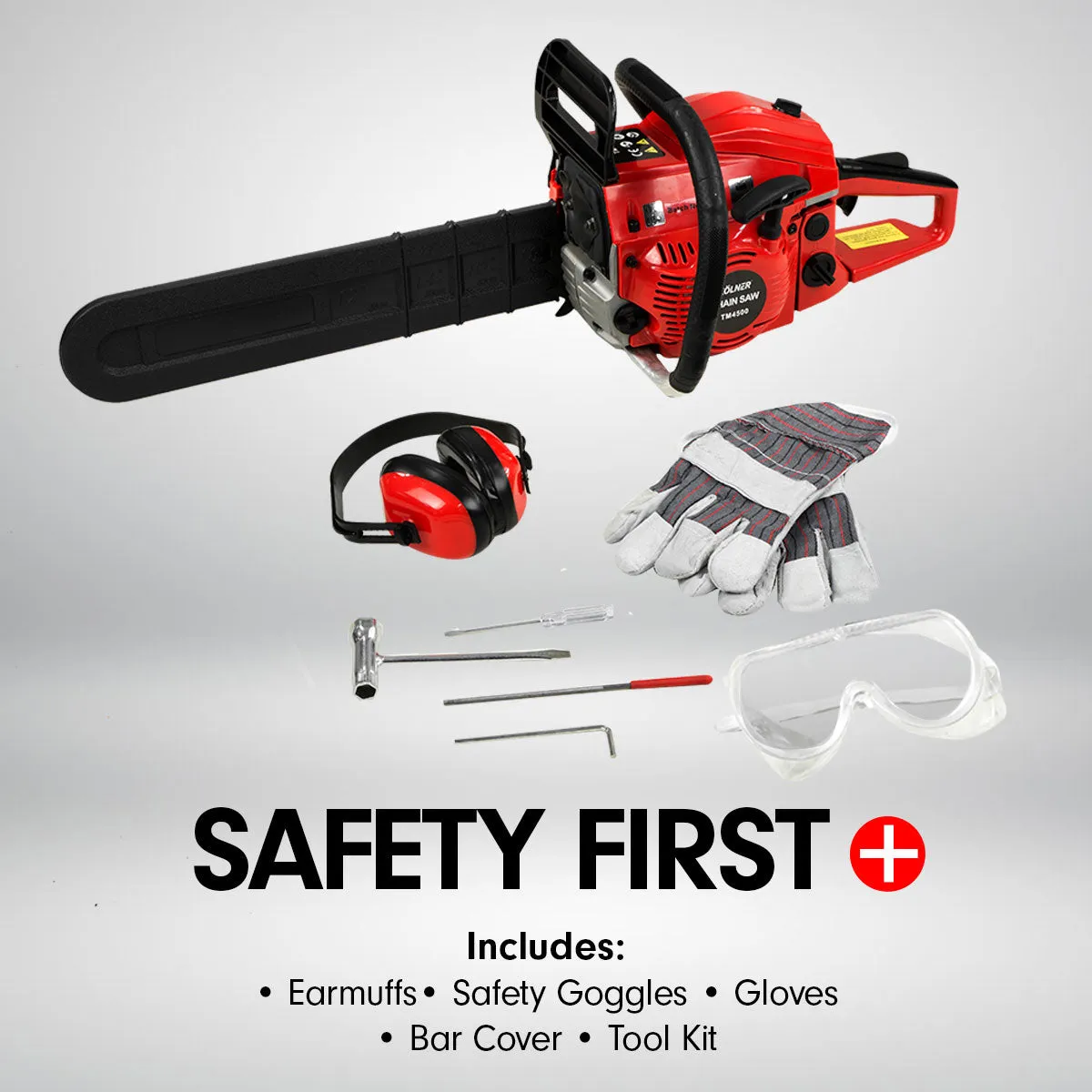 NNEDPE Kolner 45.2cc 18in Petrol Chainsaw