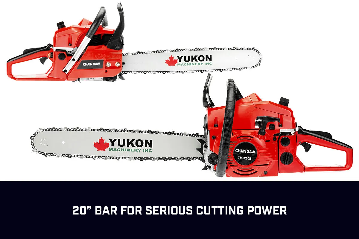 NNEDPE Yukon Tradesman 62cc 20in Chainsaw Tree Log Cutter