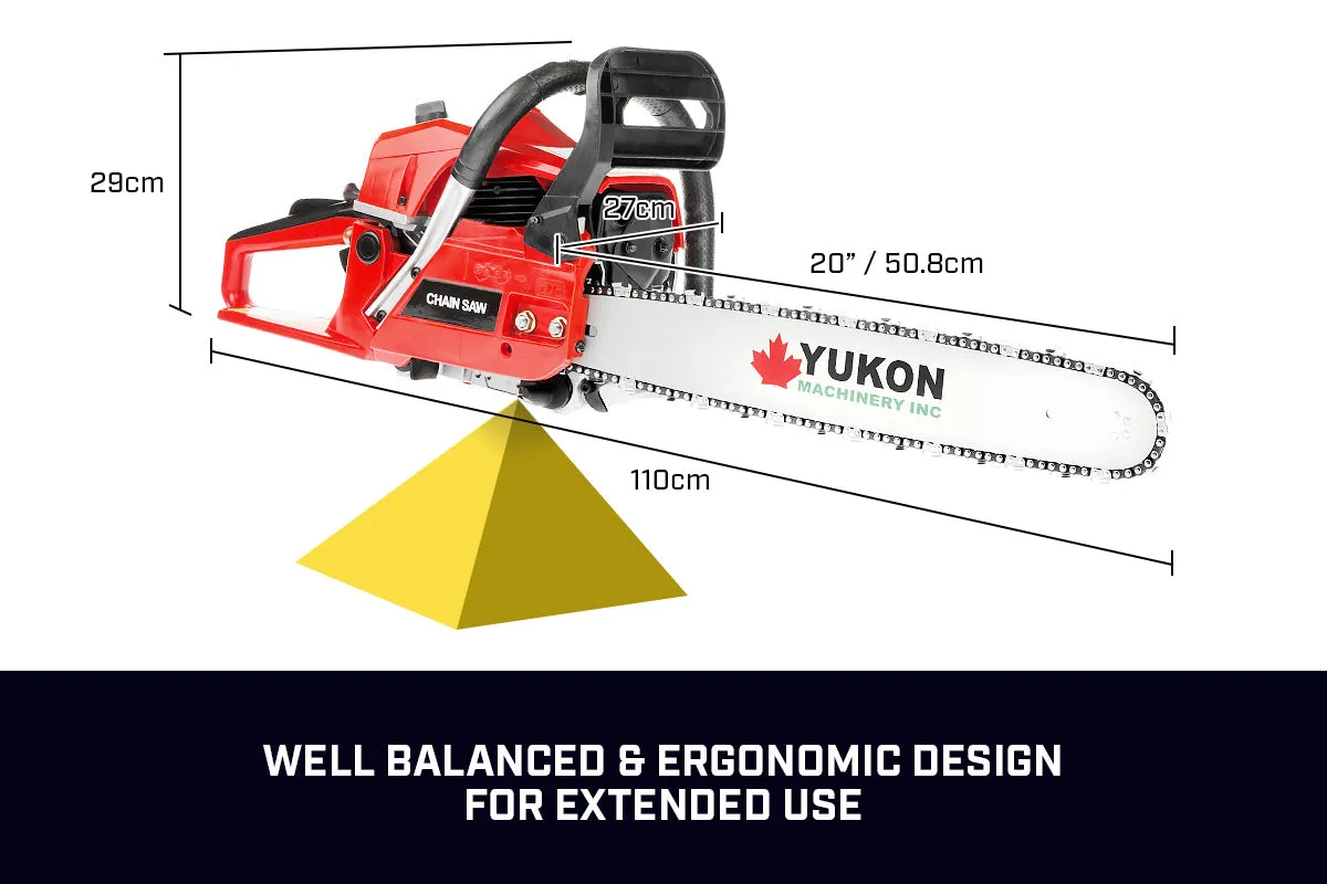 NNEDPE Yukon Tradesman 62cc 20in Chainsaw Tree Log Cutter