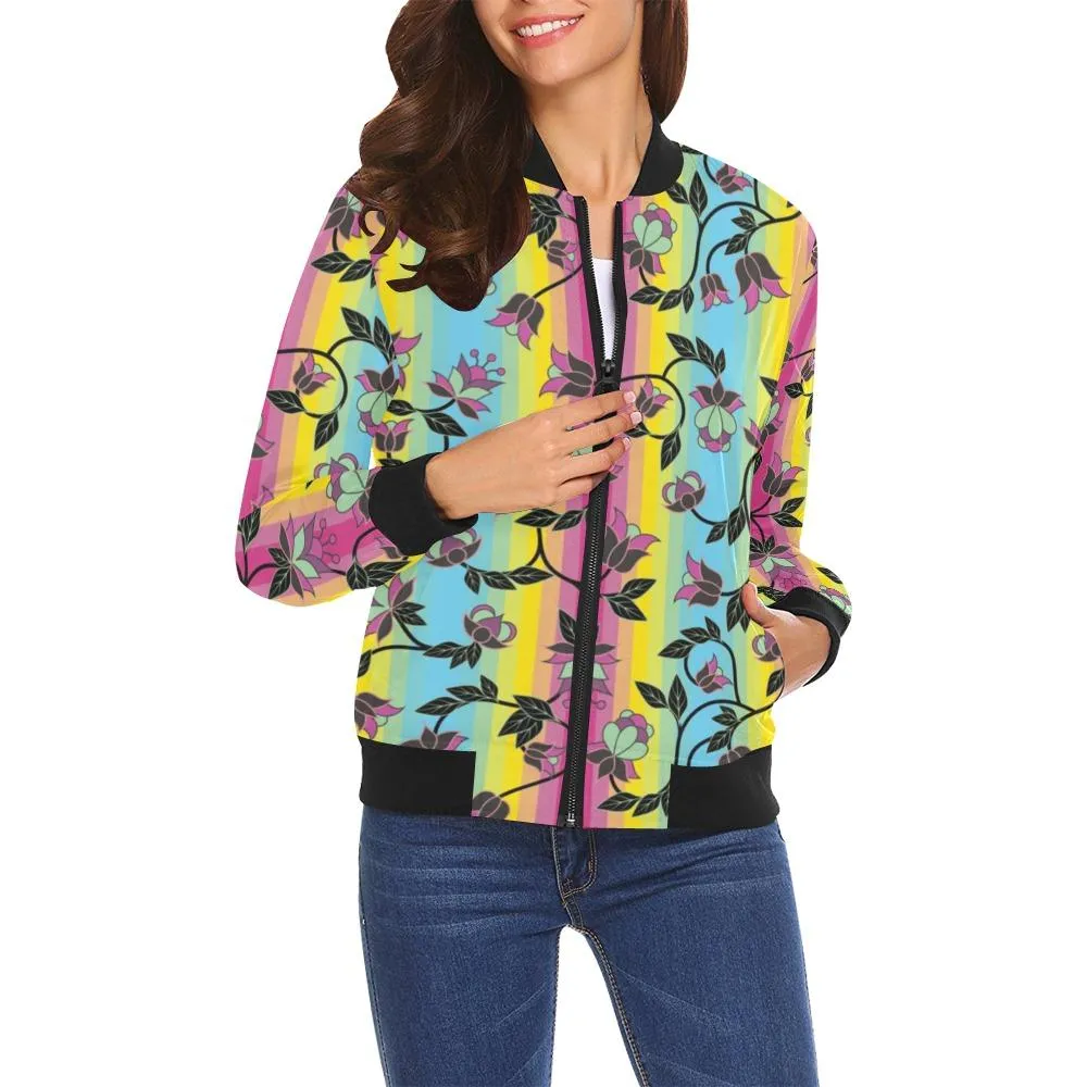 Powwow Carnival Bomber Jacket for Women