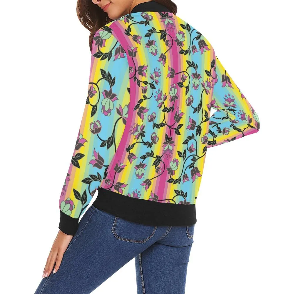 Powwow Carnival Bomber Jacket for Women