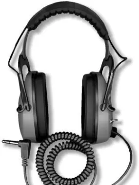 Returned - DetectorPro Gray Ghost Original Headphones - Damaged Box