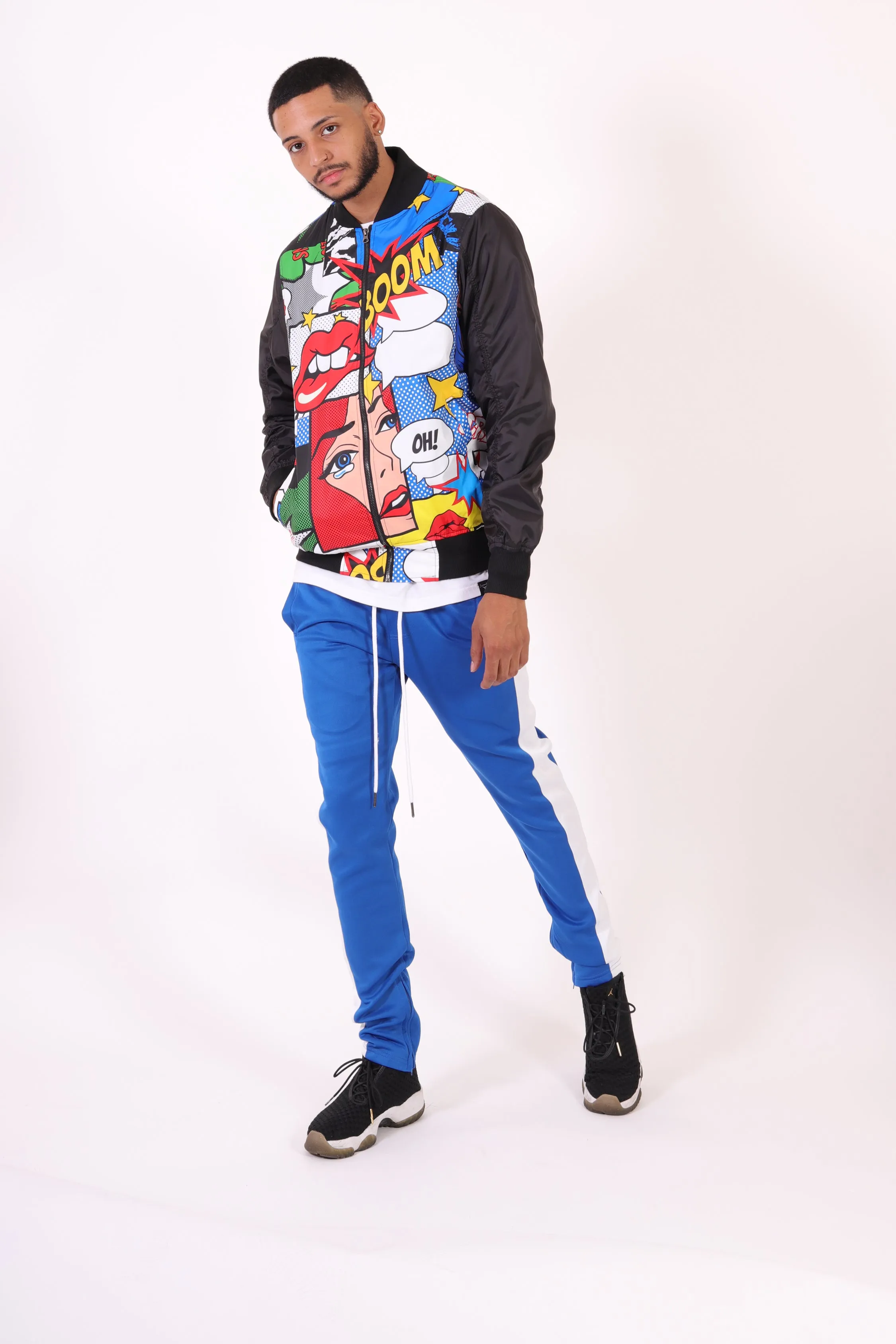 S51050-ANIMATION BOMBER JACKET (POP)
