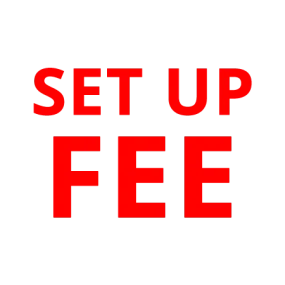 Set Up Fee-Front Pocket Size-1 Color Print-Reset