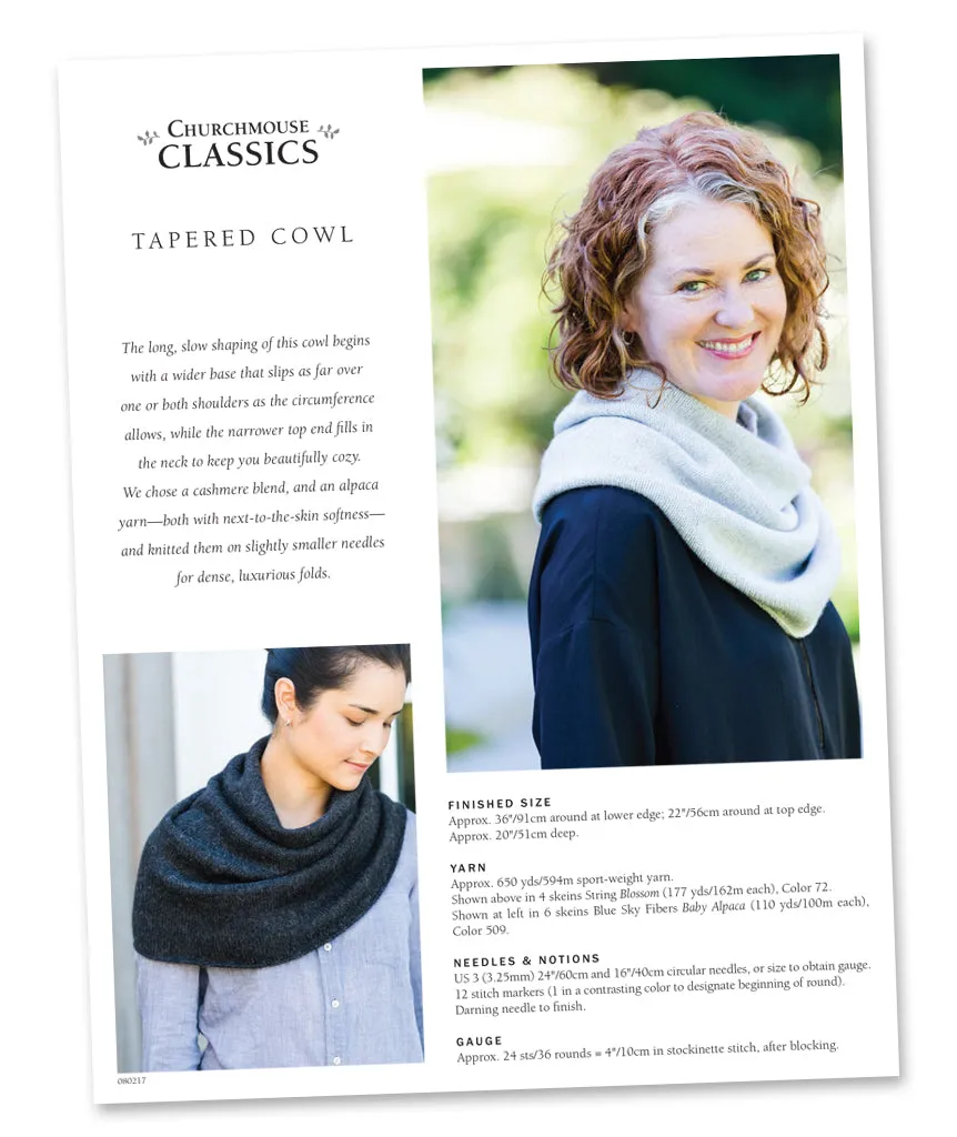Tapered Cowl Using mYak Baby Camel