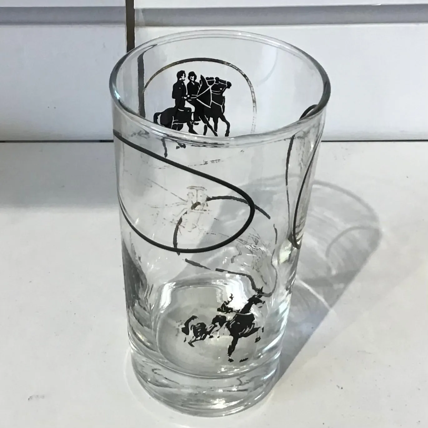 Vintage Horse Themed Cocktail Tumblers