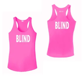 Women's BLIND Tank Top - Reflective or Black Text