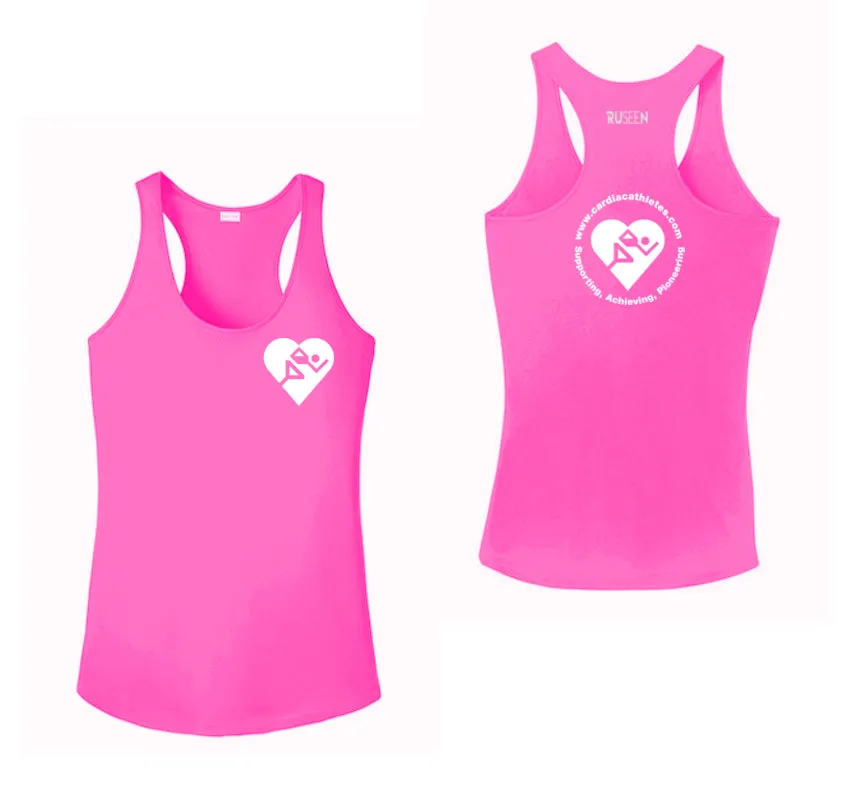 Women's Cardiac Athletes .Org Tank Top - Reflective or Red Logos