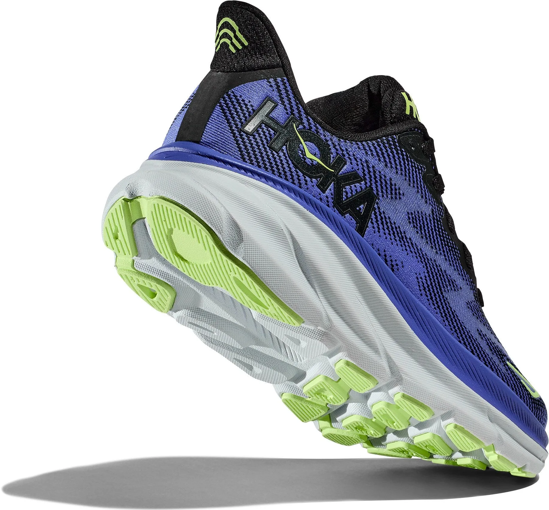 WOMEN'S HOKA CLIFTON 9 | BLACK / STELLAR BLUE